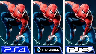 Analista de Bits | Marvel's Spider-Man Remastered | Steam Deck - PS5 - PS4 | Graphics Comparison
