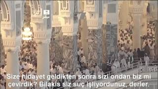 Sebe Suresi Kabe İmamı Sudais Türkçe Altyazılı Mealli