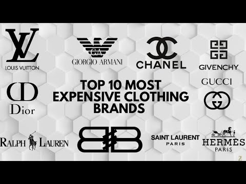 TOP 10 LUXURY FASHION BRANDS - YouTube
