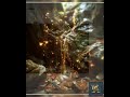 Surreal Waterfall Christian Matte | Angel Wing Sparkle Art | Glowing Ribbons Nature Print