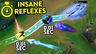 Reacting With GODLIKE Speeds - Amazing Reflexes Montage - League of Legends