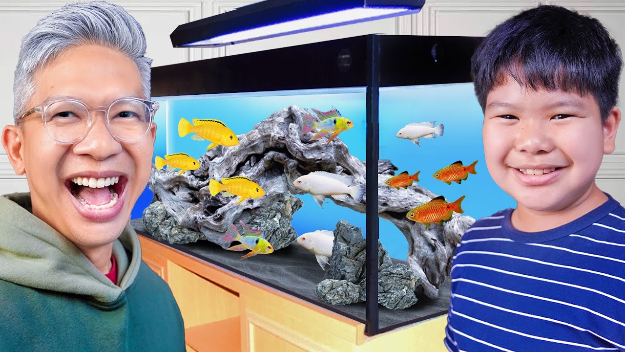 KASIH MARCO IKAN SATU AKUARIUM!!