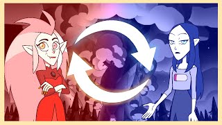 Color Swap Lilith U0026 Eda  The Owl House  Rose Cuarzo