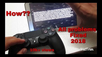 How to connect Dualshock4 Playstation 4 Controller to Android | No root 2018 + Gta sandreas Gameplay