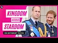 PRINCE WILLIAM and PRINCE HARRY (On very different paths)