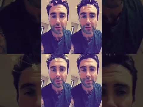 Adam Levine- Red Pill Blues album cover announcement on Snapchat