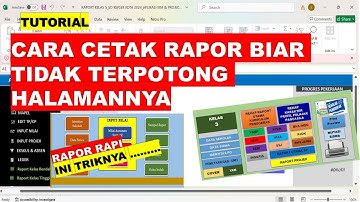 CARA CETAK RAPOR BIAR TIDAK TERPOTONG HALAMANNYA