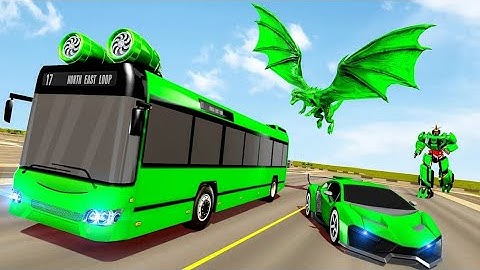 Flying Bus Robot Car Transform