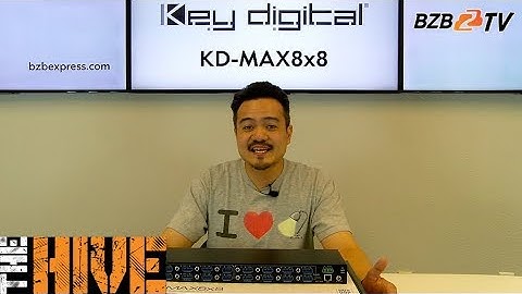 Audio Matrix Switcher Overview | Key Digital KD-MAX8x8