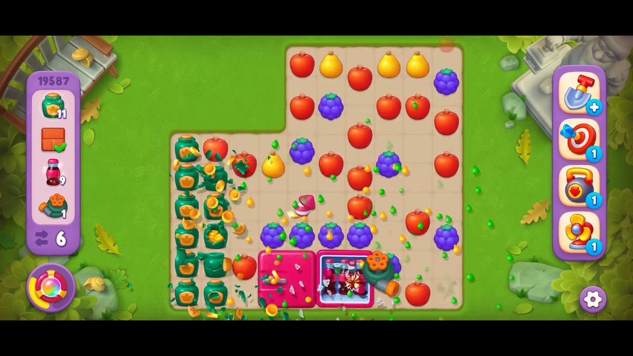 Gardenscapes Level 19587 - YouTube