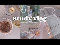 Study vlog ๑♡☆∘˚˳° Productive day in my life | Daily vlog | Study with me | Blog | aesthetic