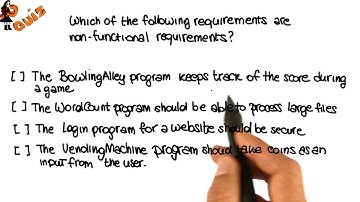 Requirements Quiz - Georgia Tech - Software Development Process