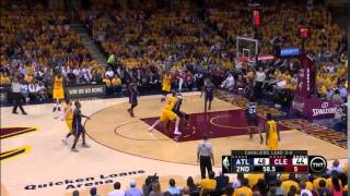 NBA, playoff 2015, Hawks vs. Cavaliers, Round 3, Game 3, Move 31, Matthew Dellavedova, 3 pointer
