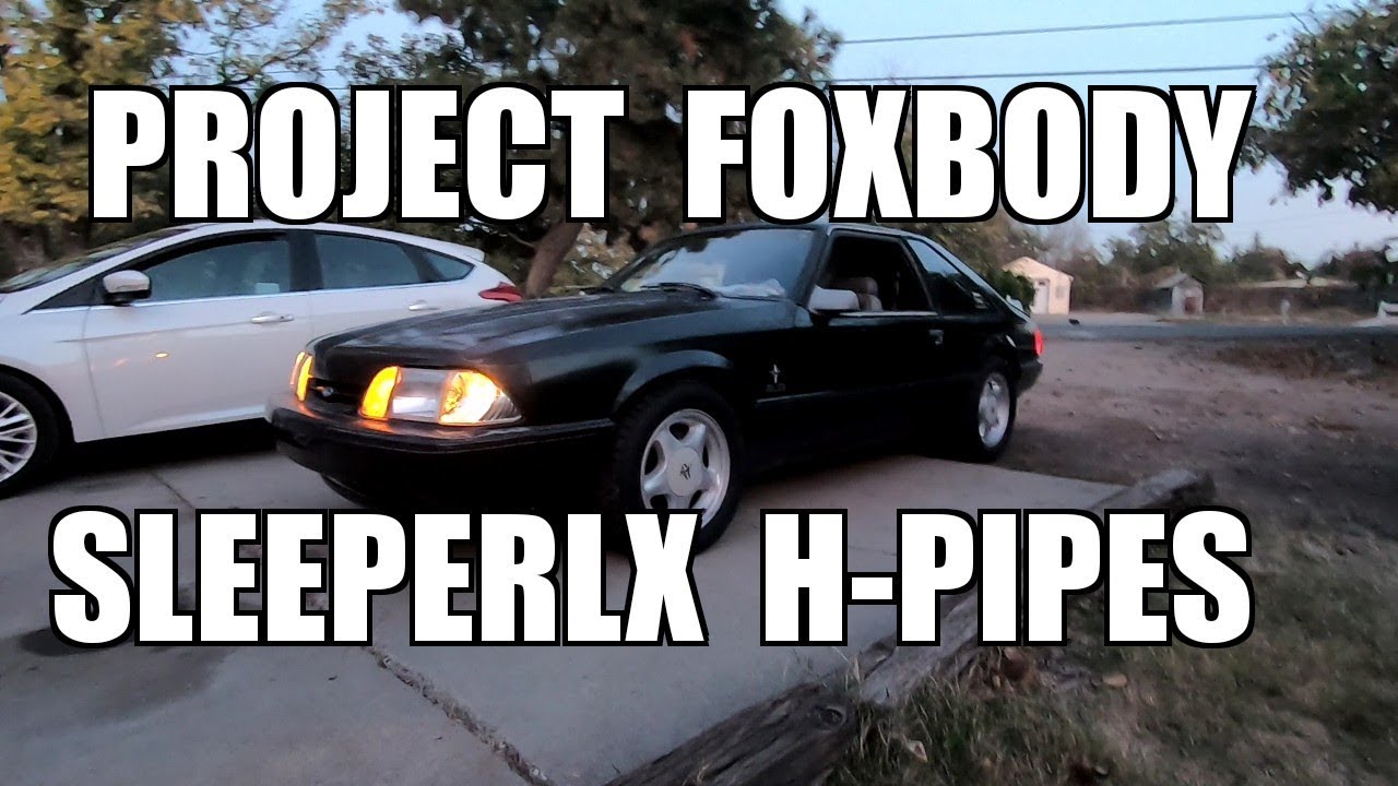 FOXBODY BBK H PIPE EXHAUST SOUND YouTube