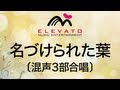 EMG3-0175 名づけられた葉〔混声3部合唱〕