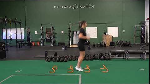 Double Leg Hurdle Forward Bounding Jumps