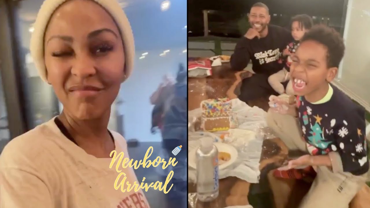 Meagan Good Can't Believe Nephew Eli Won The Ginger Bread House Contest! 🏠