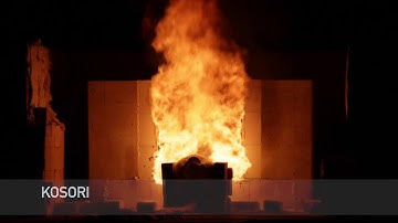 Jet fire resistance test of intumescent coating