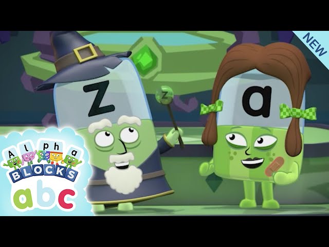 @officialalphablocks - The Wonderful Wizard of Az! 🧙‍♀️ 🦁 | New Episode! | Learn to Spell class=