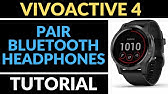 hæk Idol tælle How to Pair Headphones with Your Garmin Vivoactive 3 Music - YouTube