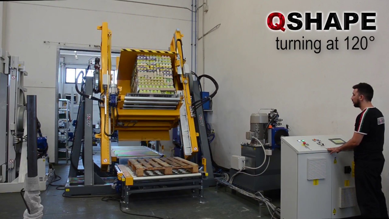 Inline pallet changer - TOPPY QSHAPE (cans)