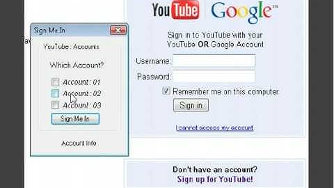 Automated Sign Me Into YouTube Application Using VB.NET