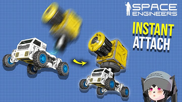 This Trick Makes Attaching Subgrids Super Easy, Space Engineers