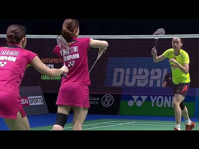 M.Mat/A.Tak v T.Qin/Z.Yun |WD| Day 5 Match 2 - BWF Destination Dubai 2014 class=