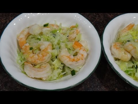 Low Carb Shrimp Cabbage