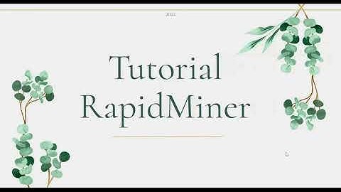 Tutorial Membuat Model Algoritma Decision Tree Dengan Menggunakan RapidMiner