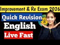 🚨‼️ Improvement And Re Exam 2026 Quick Revision Live fast