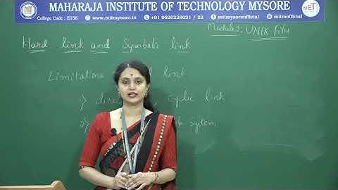 Hard Links and Symbolic Links, UNIX File APIs: open, creat | VII | CS | Mod2 | USP | S3