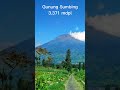 LIMA GUNUNG TERTINGGI DI JAWA TENGAH #shorts #gunung #jawatimur