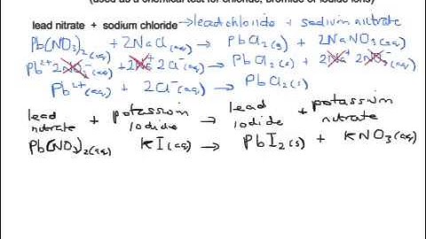 OCR Gateway B C5 Ionic Equations And Precipitation (Higher)