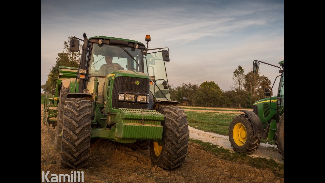 Siew Pszenicy - John Deere 6630 + Amazone AD3000 Super