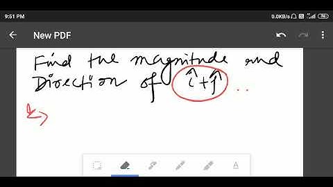 Find the magnitude and Direction of i+j