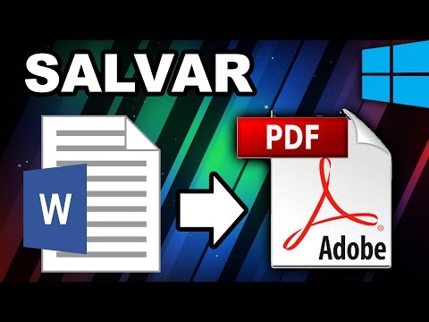 Vídeo: Como faço para salvar um artigo como PDF?