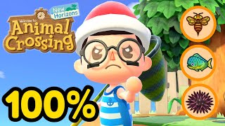 🔴 COMPLETING The Critterpedia 100% | ACNH Let's Play