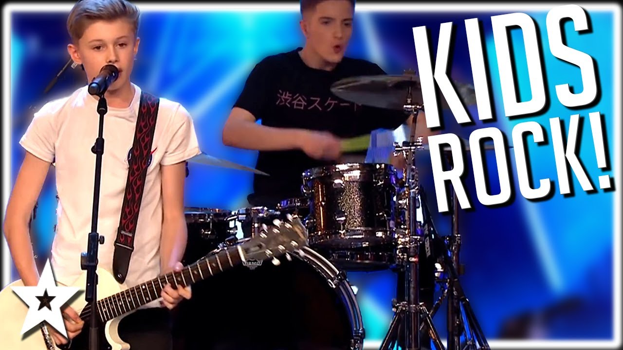 KIDS ROCK! 10 AWESOME Young Rock Stars From the World of Got Talent!