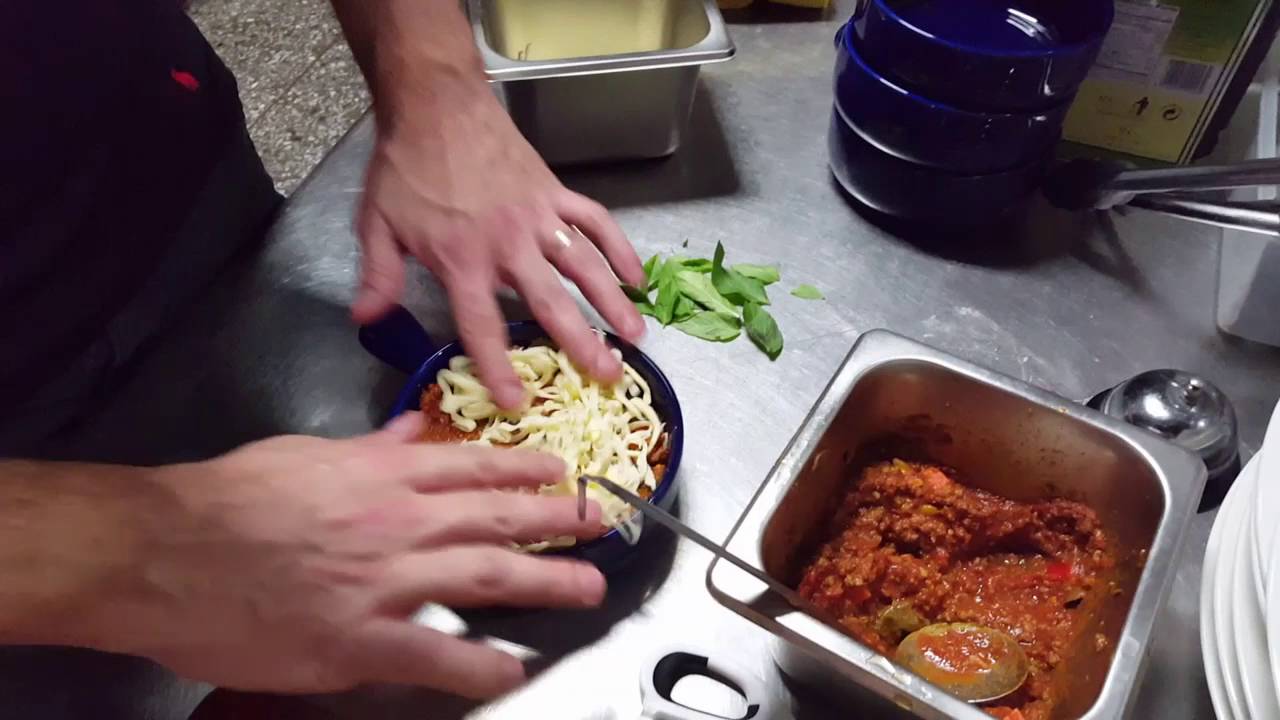 Lasagna made with fresh pasta. ( Assembly) - YouTube