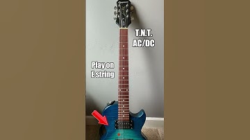 Thumbnail of How to play T.N.T. by AC/DC 🎸#shorts #guitar #tutorial #electricguitar #acdc #tnt