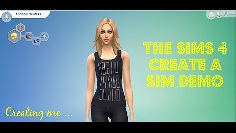 Making me! ~ The Sims 4 Create a Sim Demo