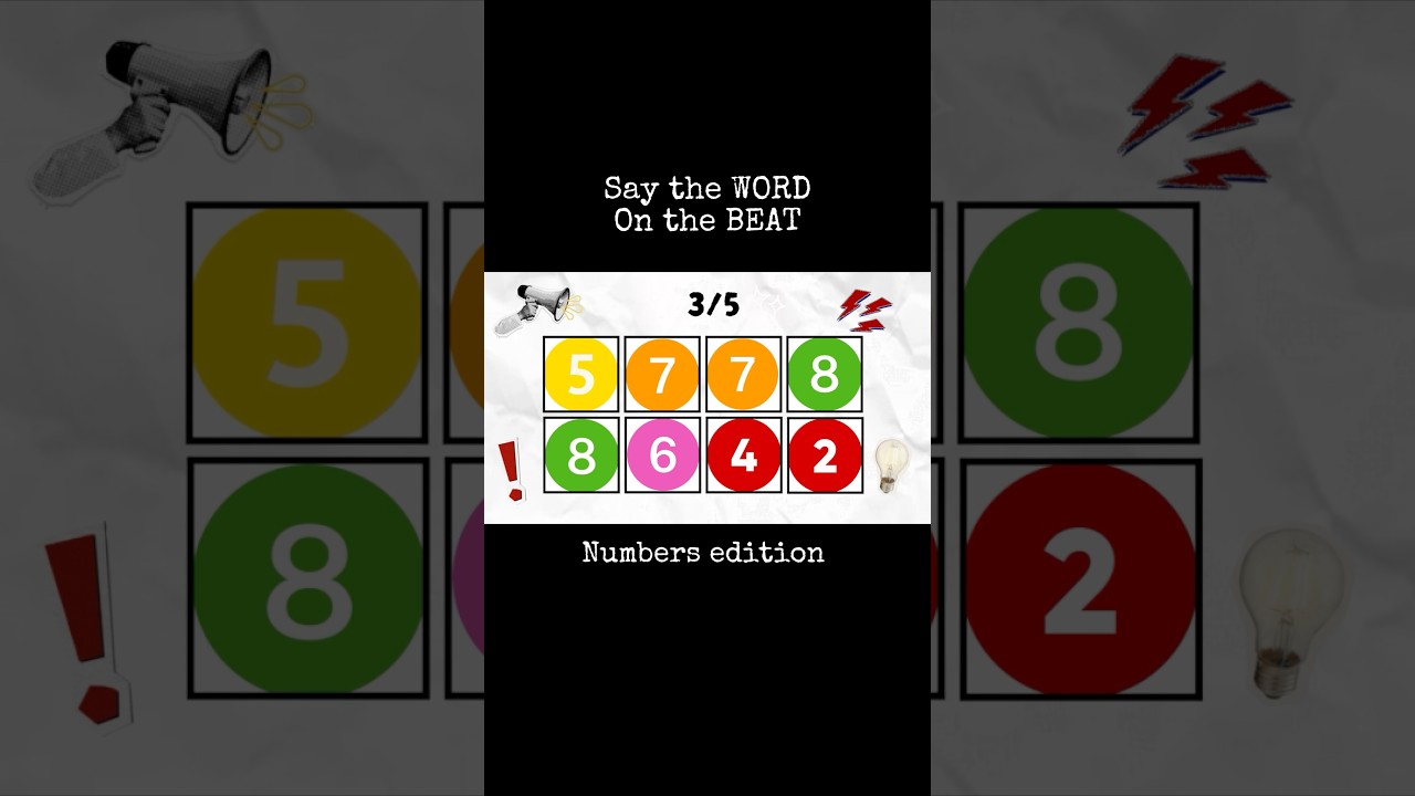 Say the NUMBER on the BEAT🔢‼️ 