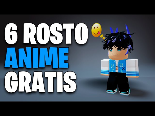 COMO PEGAR 6 ROSTOS DE ANIME GRÁTIS ROBLOX - (ROBLOX) roblox itens