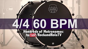 🔴 60 BPM Kick Drum Metronome