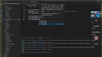 102924 COSC 1336 Python Dictionary access values with keys