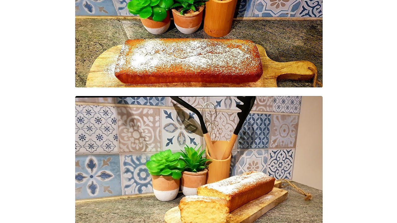 كيكة الياغورت هشة و خفيفة حجم عائلي بمكونات بسيطة و طريقة ساهلة 🎂gâteau au yaourt moelleux