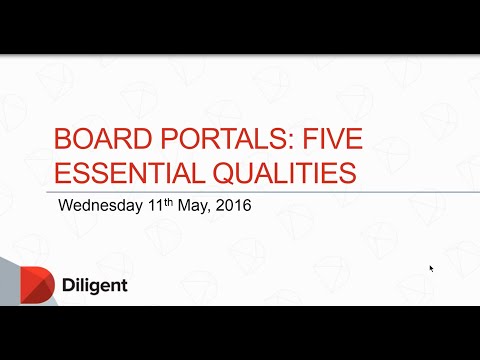 Board Portals: Five Essential Qualities