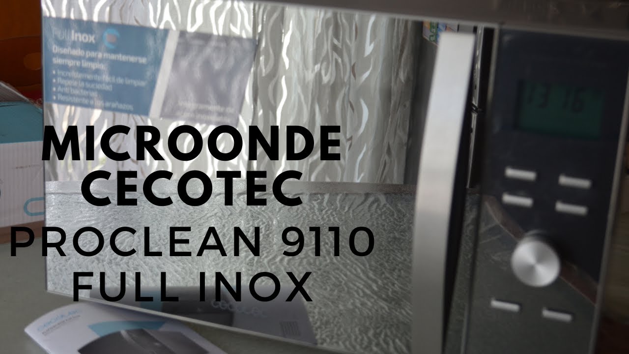 Forno a microonde Cecotec PRO CLEAN 9110 FULL INOX 