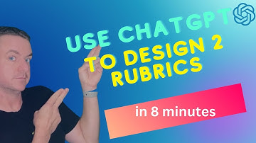 Design 2 rubrics in under 8 minutes with ChatGPT and learn how to include them in Canvas LMS